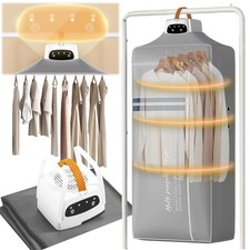 600W Mini Elektrisch Trockner Wäschetrockner Warmluft Trockner mit Timer