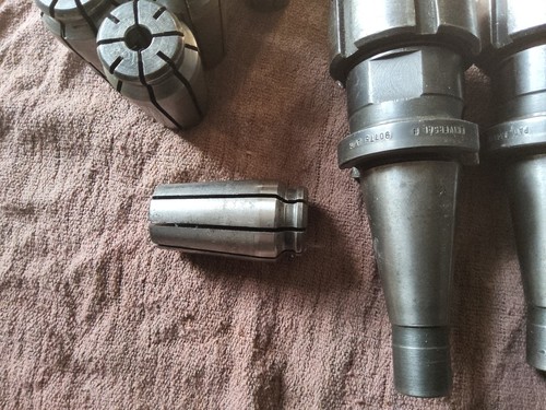 1 ERICKSON/UNIVERSAL NMTB30 ACCU FLEX COLLET CHUCK + AF75 COLLETS - 80237 - Picture 3 of 3