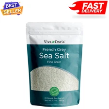 Viva Doria Sel Gris French Light Grey Sea Salt, 1.5 lb (24 oz)
