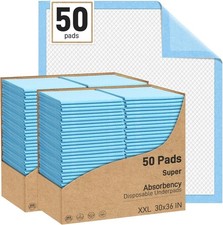 Super Absorbency Disposable Underpads, 30  x 36  , 50 Count 