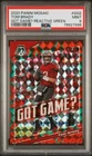 Tom Brady 2020 Mosaic Got Game Prizm Reactive Green /89 Buccaneers PSA 9 Card