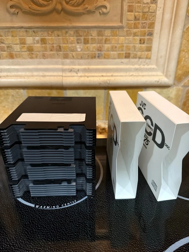 4 JVC XC-M75 6 Disc CD Compact Disc Cartridges Magazine 5” CD Made in Japan OEM - Image 2 of 4