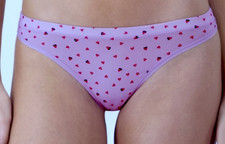 MAIDENFORM Barely There Invisible Lilac Fuchsia Black Thong Panty Women M L XL
