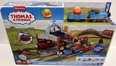 Thomas & Friends Motorized Train Playset 80th Anniversary Barrel NEW