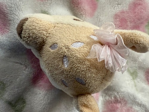Hudson Baby Deer Fawn Security Blanket Lovey 12" x 13" plush - Picture 3 of 6