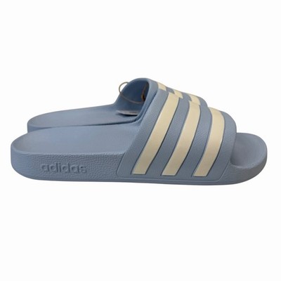 Adidas Adilette Aqua Blue Zero Metallic Slide Sandals IE8919 Women's Size 6 - 10