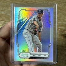 MacKenzie Gore 2019 Bowman Sterling Refractor /199 Padres Rookie