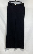 Vintage 90s St John Sport Women's Straight Leg Trousers Black Sz 10