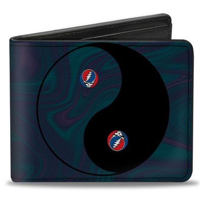 Bi-Fold Wallet Grateful Dead Space Your Face Yin Yang Swirl Blues/Pu (US IMPORT)