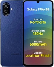 Samsung Galaxy F70e 5G  Blue, 128GB 4GB RAM Dimensity 6300 Global Version.