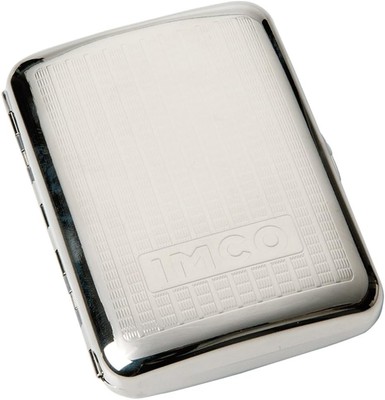Tsuge IMCO Cigarette Case  Color Silver Closure Type Buckle From Japan New MRZ