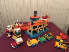 Vintage 1984 Playworld Toys Lil Playmates Aiport Vehicles  Figures Set w/ bonus