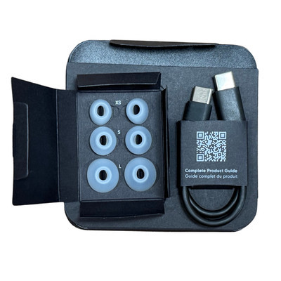 Original Ear Tips For Beats Studio Buds+ Plus Transparent Clear Earbuds W/ Cable