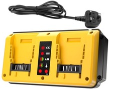 Dual Charging Station 20V Max Battery Fast Charger for Dewalt 18v Battery DCB206