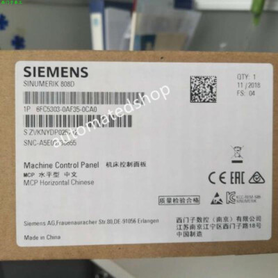 6FC5303-0AF35-0CA0 Siemens 808D CNC MCP operation panel brand new