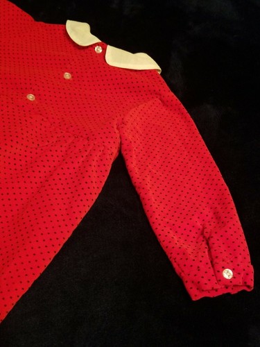 Vintage Feltman brothers Red Christmas Romper - Picture 9 of 10