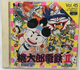 Hudson Soft 1991 Momotaro Dentetsu II 2 NEC PC Engine HuCard Shipping from Japan