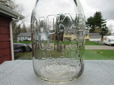 TREQ Milk Bottle Brookmead Guernsey Dairies Dairy Wayne PA DELAWARE COUNTY 1943
