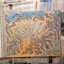 Drawing 11X14" Oil Pastel on Paper