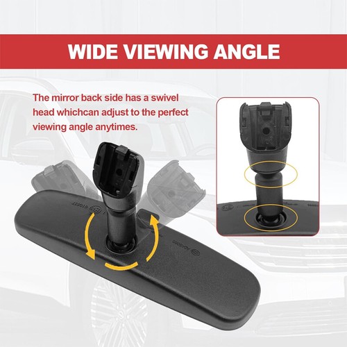 Espejo retrovisor interior 96321-2DR0A para Nissan Sentra Tiida Altima Pathfinder- - Imagen 7 de 13