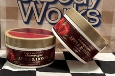 2-Pack Bath  Body Works CHAMPAGNE APPLE  HONEY Body Butter 6.5 oz