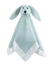 Aden + Anais and & BLUE BUNNY Rabbit Cotton Muslin Lovey Security Blanket NEW