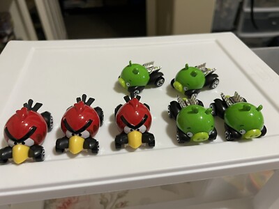 Rovio Angry Birds Go Telepod Cars - Lot of 7