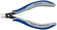 Knipex 79 02 125 PräZisions-Elektronik-Seitenschneider Mit Mehrkomponenten-HüLle