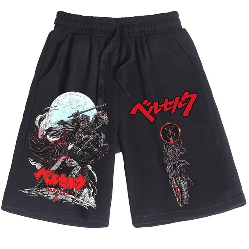 New Hanma Berserk Quick Dry Shorts Running Training Joggers Fitness Gym