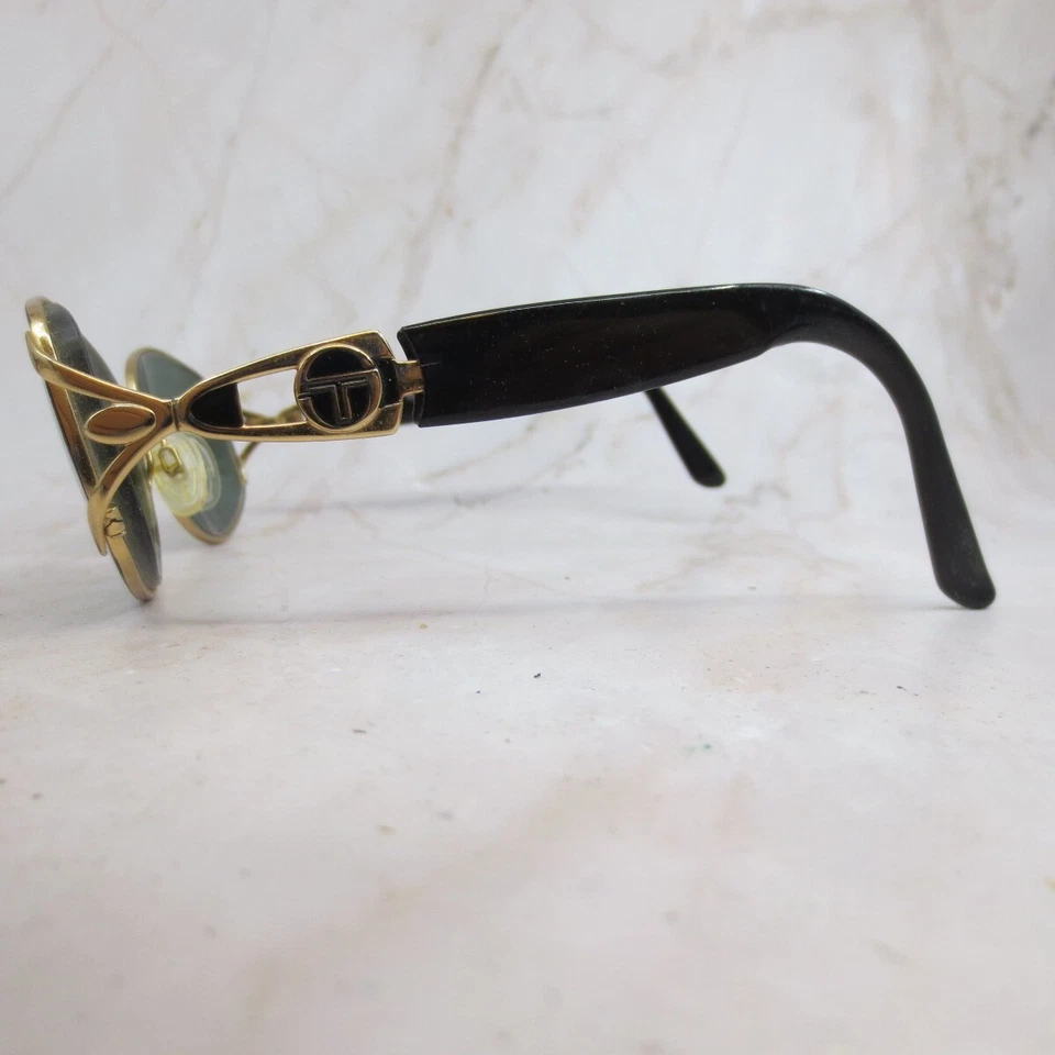 Gafas de sol Sergio Tacchini marco ST-1047-S para mujer metal dorado cuadrado borde completo 135 Foto 3 de 4