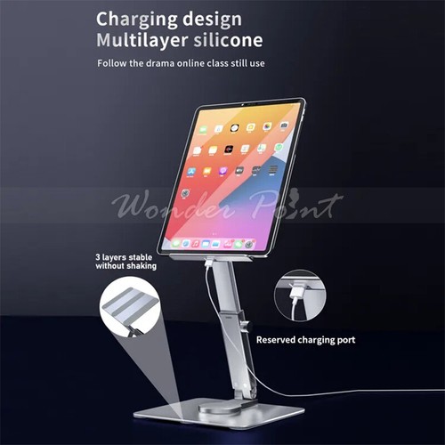 360° Rotation Tablet PC Stand Telescopic Desktop Holder & Base Home/Office Use - Picture 8 of 17