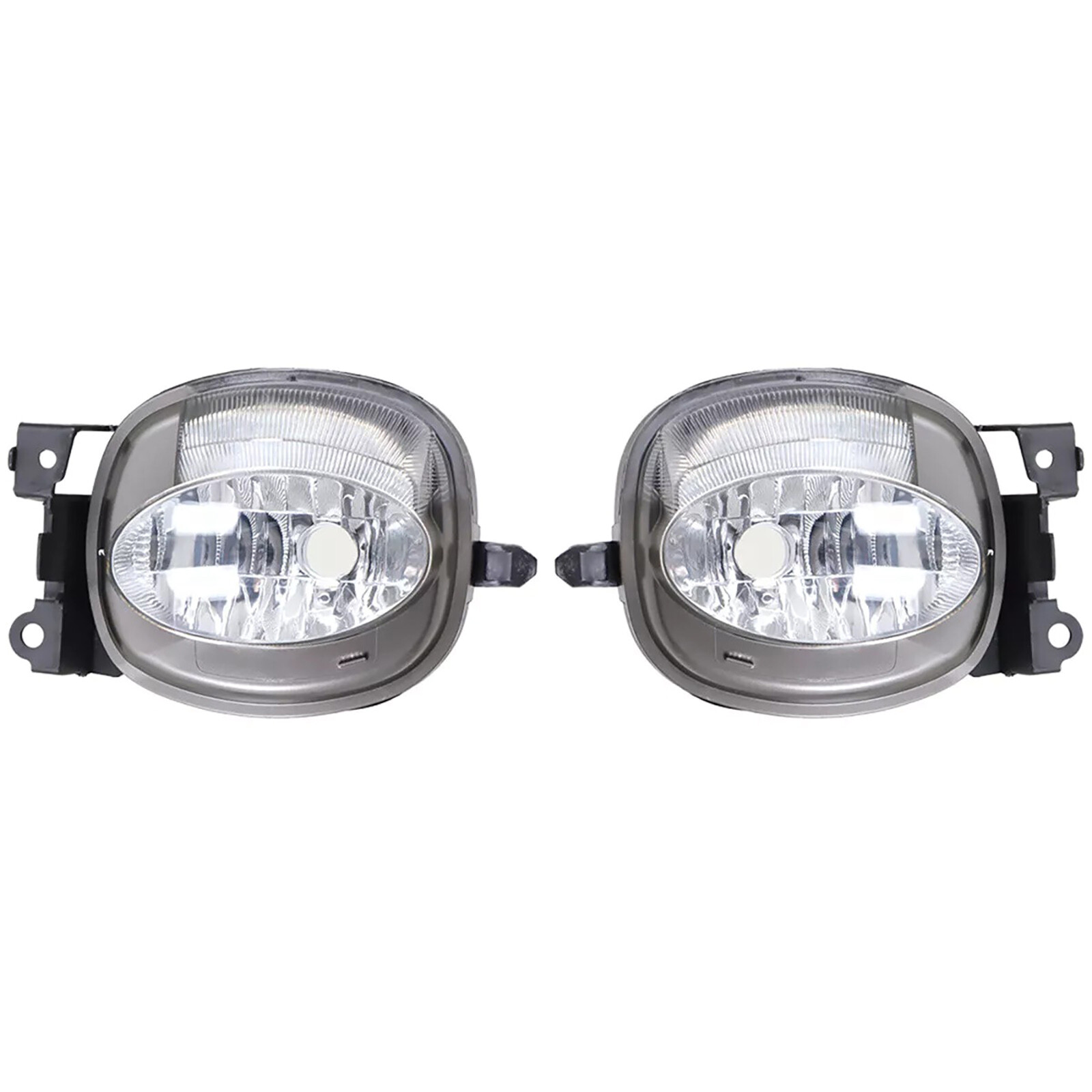 1 Pair Bumper Chrome Fog Light Fog Lamp Kit For Lexus ES350 2007 2008 2009