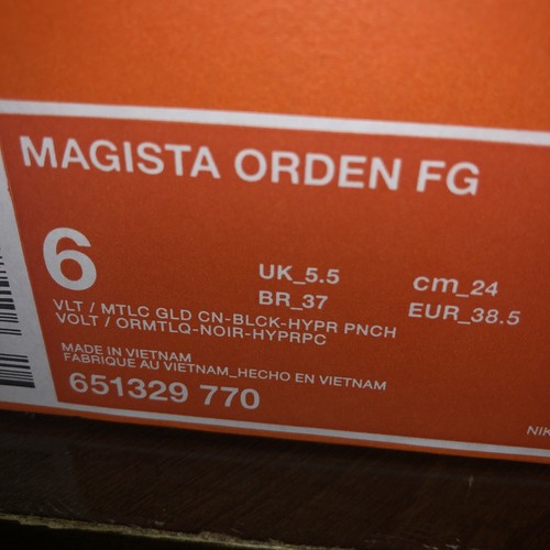 Nike Magista Orden FG (LEMON) 651329-770, US 6 IN BOX NEVER WORN - Picture 6 of 6