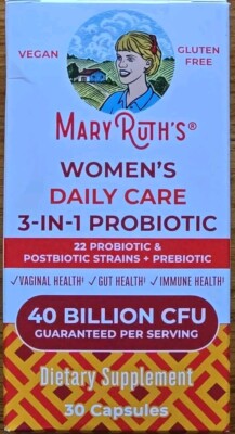 MARY RUTH 3-in-1 Daily Women's Health 40 Billion, 30 Capsules 