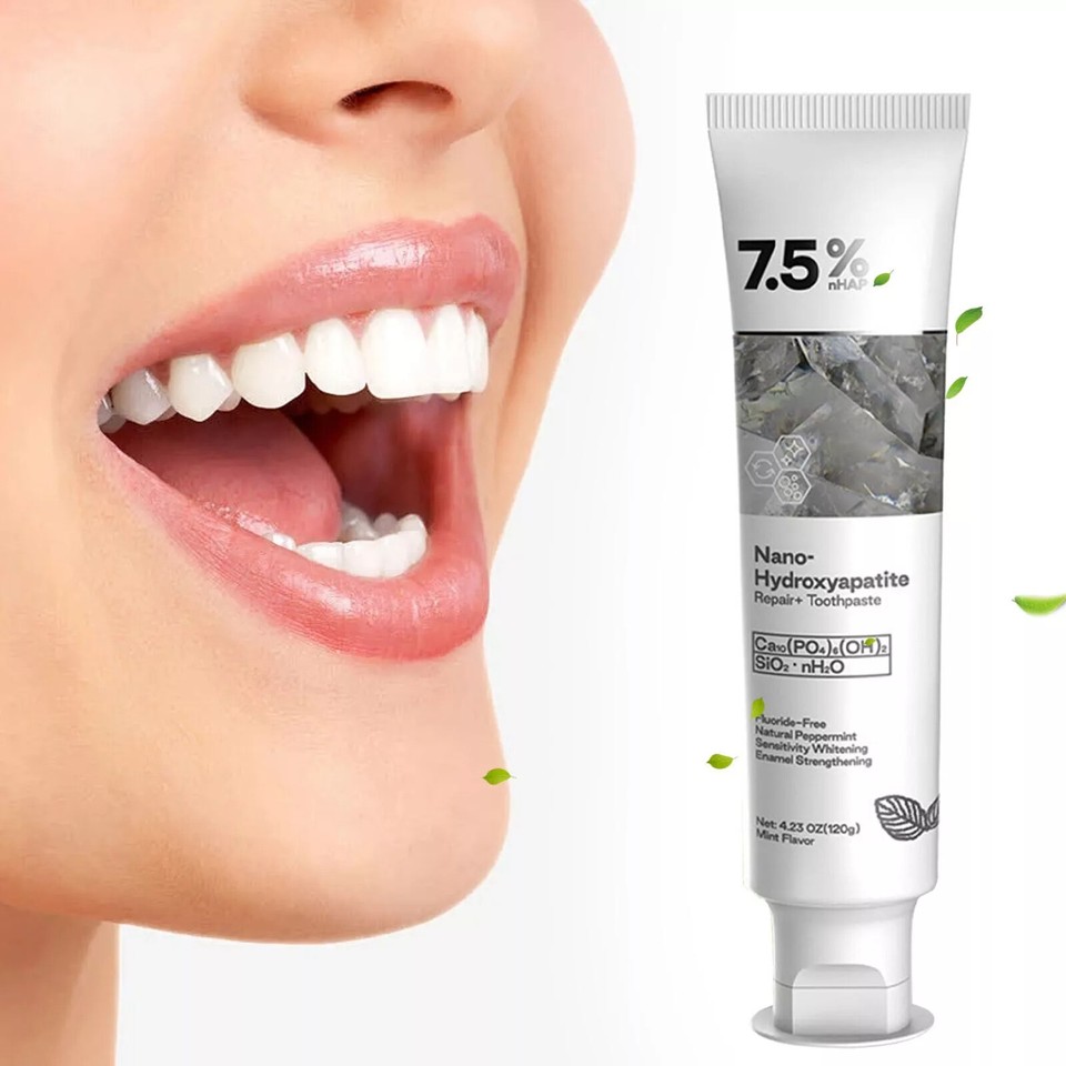 7.5% Hap Nano-Hydroxyapatite Toothpaste Remove Deep Clean For Sensitive ...