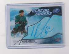 2019 2019-20 UPPER DECK ICE KEVIN LaBANC GLACIAL GRAPHS AUTOGRAPH SHARKS