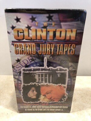 The Clinton Grand Jury Tapes, (2 Tape VHS Set), 4 Hours, Factory Sealed.  NEW.
