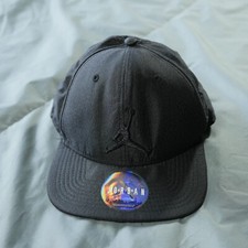 Nike Hat Cap Snap Back Air Jordan Elephant Print Jump Man Black Cement Mens