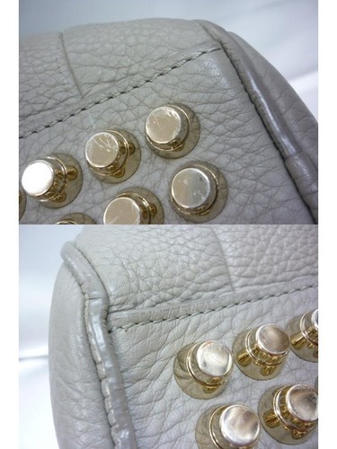 Authentic ALEXANDER WANG Rocky 2WAY Bag Gray Studs Used - Afbeelding 5 van 10