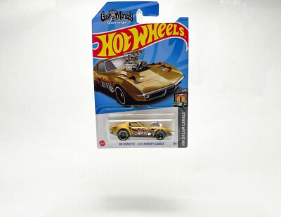 68 Corvette - Gas Monkey Garage - Dream Garage - Hot Wheels - HKH23-M7C5