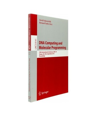 DNA Computing and Molecular Programming: 19th International Conference, DNA 2013