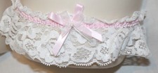 Linea Donatella Lace Garter Bridal pink One Size - 24 - NWT