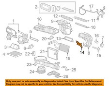GM OEM 15-22 Canyon Heater Components-Lower Cover 23165588