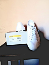 HURLEY Women's Carrie Lace-Up Canvas Casual Shoes White Size 6