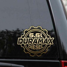 Duramax 6.6l Diesel Truck Vinyl Decal Sticker Chevy Gmc Turbo
