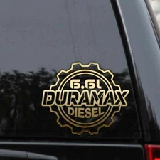 Duramax 6.6L Diesel Truck Vinyl Decal Sticker – Chevy GMC Turbo