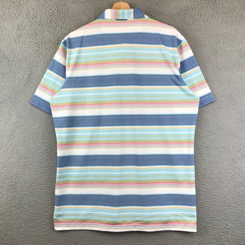 johnnie-O Erwin Lake Polo Multi Colored Stripe size L - 第 2/9 張圖片
