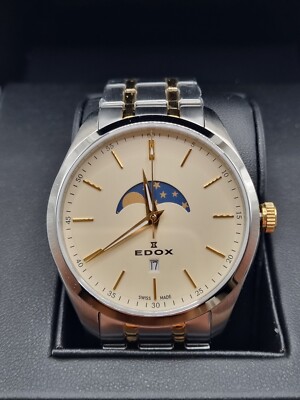 Edox Les Vauberts 79018-357JM-BEID watch - Moonphase - Swiss Made