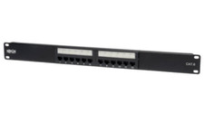 Tripp Lite 12-Port Cat6 Cat5 Patch Panel 568B 110 Punch Down Rackmount RJ45 1URM