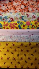 Floral Flannel Fabric Cotton BTY BTHY